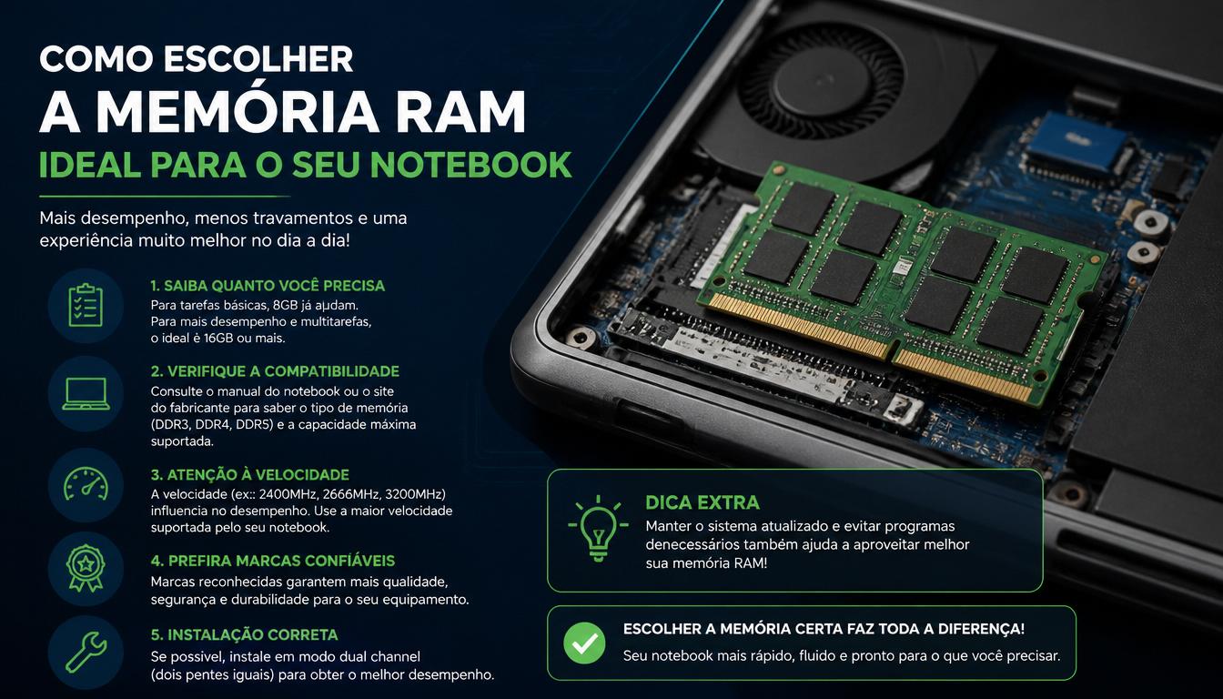 como escolher a memoria ram